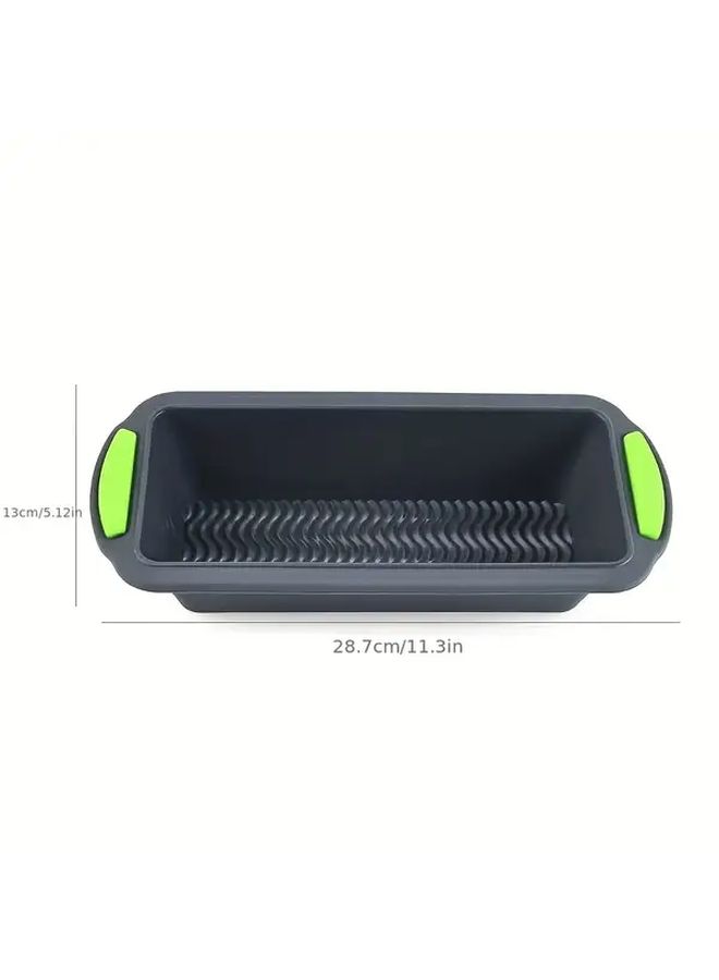 Silicone Non Stick Loaf Baking Pan Yellow Dishwasher Safe Oven To 446F - Image 2