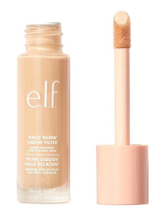 elf Halo Glow Liquid Filter, Complexion Booster for a Glowing, Soft-Focus Look, Brightening, Moisturizing and Concealing - 0 Fair - Image 1