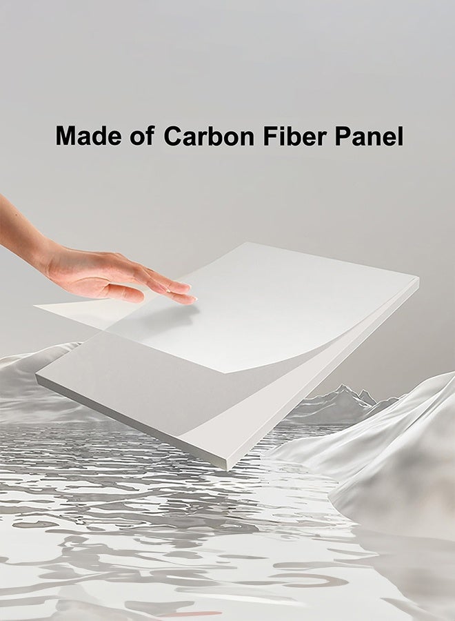 WALALLA Modern Slim Medicine Cabinet, 60x75cm Rectangle Aluminum Alloy Bathroom Mirror with Storage, Space-Saving Wall-Mounted Toilet Cupboard, Gray - Image 4