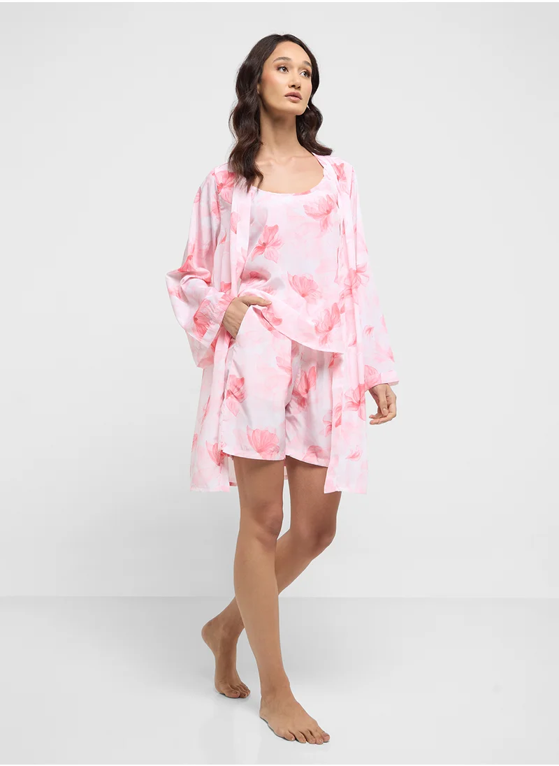 ايلا 3 Piece Pyajama Set