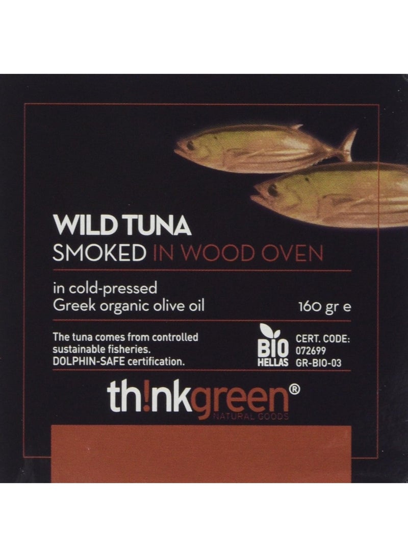 th!nkgreen Smoked Tuna In Organic Greek Olive Oil 160G - Image 1