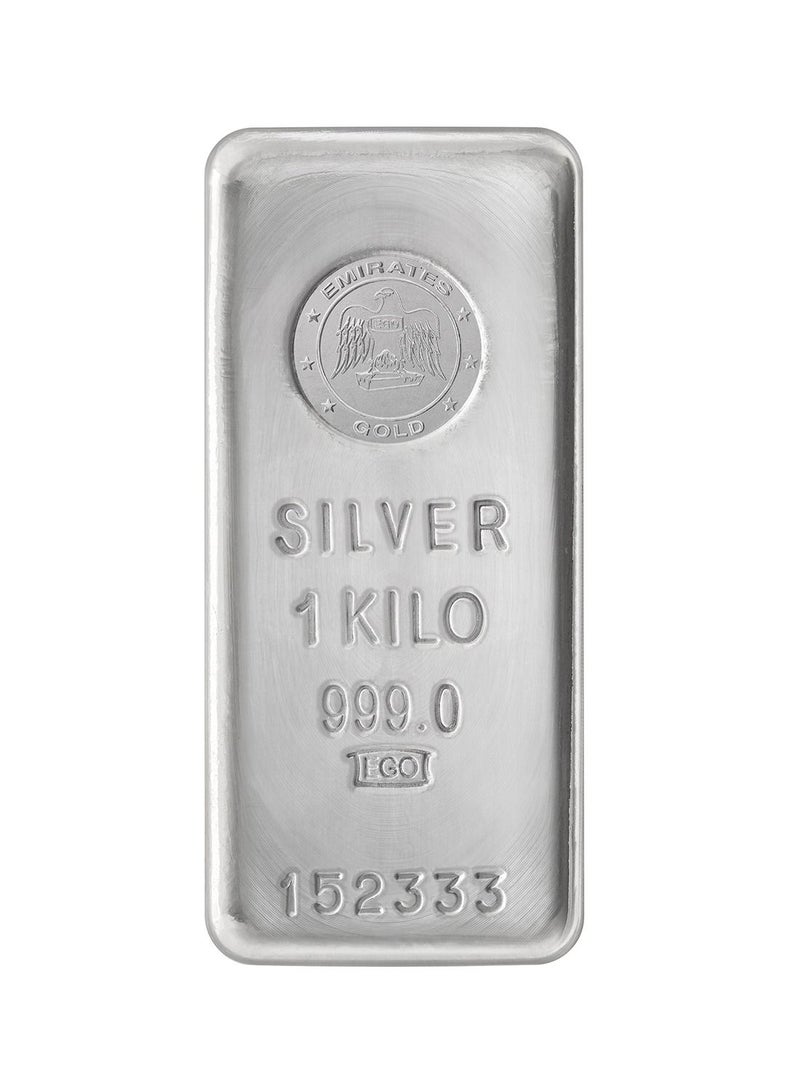Emirates 1kg Pure Silver Bar 999 - 1 Kilogram