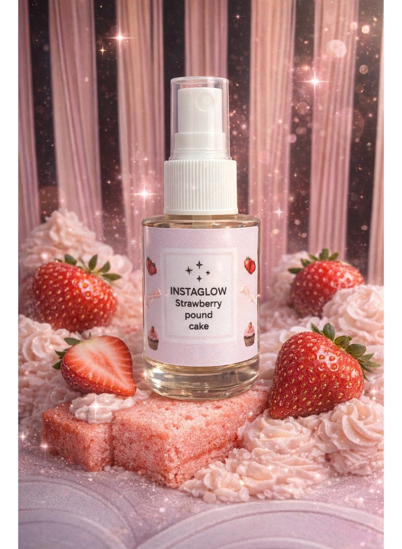 INSTAGLOW Strawberry pound cake perfume mist - Image 1