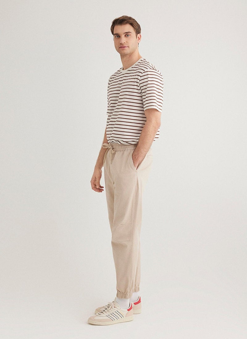MAVI Ecru Jogger Pants - Image 3