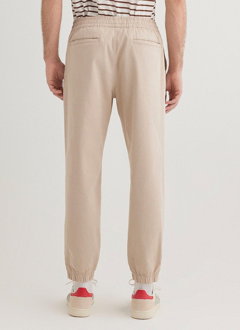 MAVI Ecru Jogger Pants - Image 5