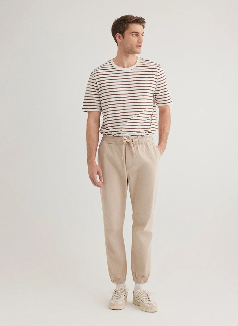 MAVI Ecru Jogger Pants