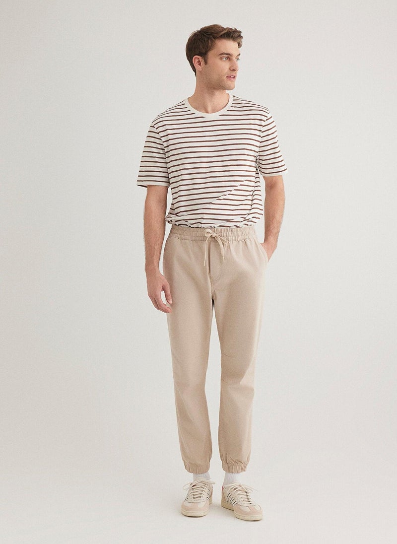 MAVI Ecru Jogger Pants - Image 2