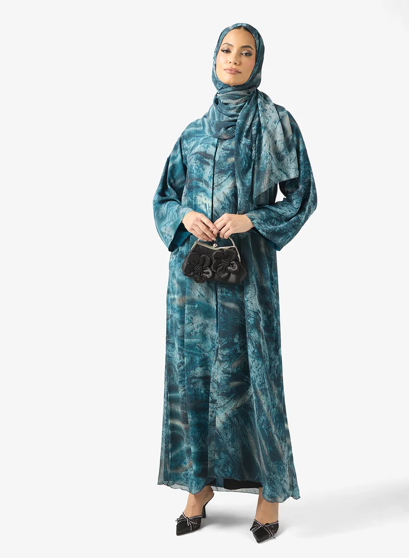 خزانة عباية وشيلة مطبوعة