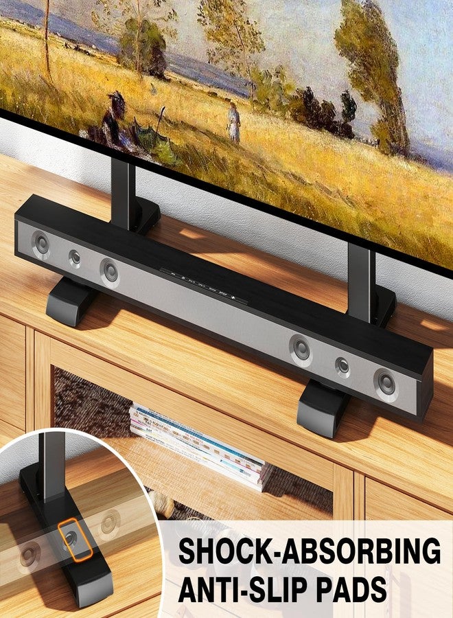 TVON Universal TV Legs, Table Top TV Stand Base with Height Adjustable for Most 37 to 86 90 Inch TVs, Holds up to 150lbs with Cable Management, Max VESA 800x600mm, Black (Black) - Image 2