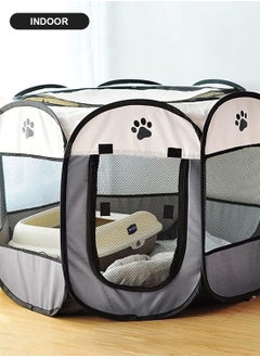 Kidle Folding Cat Tent Dog Cage Puppy Cage Pet Tent Dog Enclosure Cage 73*73*43CM  - Image 2