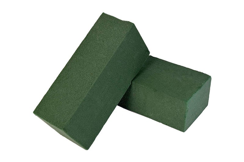 NKB Traders Floral Foam Wet Bricks for Flowers Arrangement and Decoration Standard Pack of 2  - Image 1