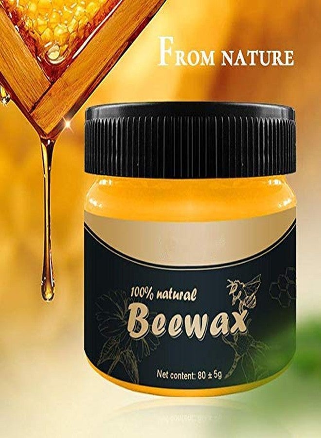 Cristalbox 2 PACK Wood Seasoning Beewax,2020 Natural Traditional Beeswax Polish Wood Furniture Cleaner for Wood Doors, Tables, Chairs, Cabinets and Floors for Furniture to Beautify & Protect - Image 3