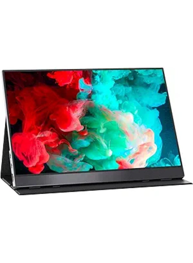 15.6" Portable Travel Monitor – FHD 1080P Frameless USB-C Display with FreeSync, Speakers, HDMI & Type-C, VESA Mountable for Laptop, PC, Mac, Surface, PS4/5, Xbox - Image 1