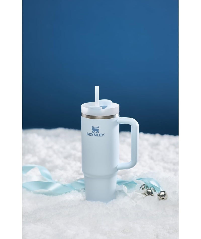 Stanley Stanley Quencher H2.0 Tumbler with Handle & Straw 30 oz | Twist On 3-Way Lid | Cupholder Compatible for Travel | Insulated Stainless Steel Cup | BPA-Free | Glacier - Image 3
