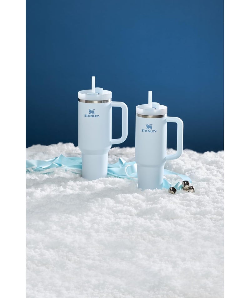 Stanley Stanley Quencher H2.0 Tumbler with Handle & Straw 30 oz | Twist On 3-Way Lid | Cupholder Compatible for Travel | Insulated Stainless Steel Cup | BPA-Free | Glacier - Image 4