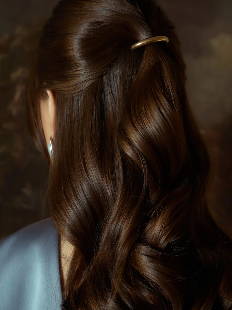 Lichi Scrunchie with metal decoration