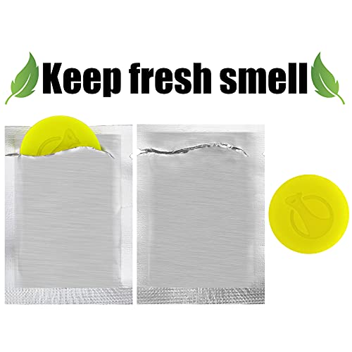 Leelosp 12 Pieces Diaper Pail Deodorizers Baby Diaper Deodorizing Disc Diaper Bucket Air Freshener Keep Diaper Pails Smelling Fresh, Yellow - Image 2