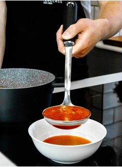 Beauenty Mastercraft Masterclass Soft-Grip Stainless Steel Ladle, Carded  - Image 4