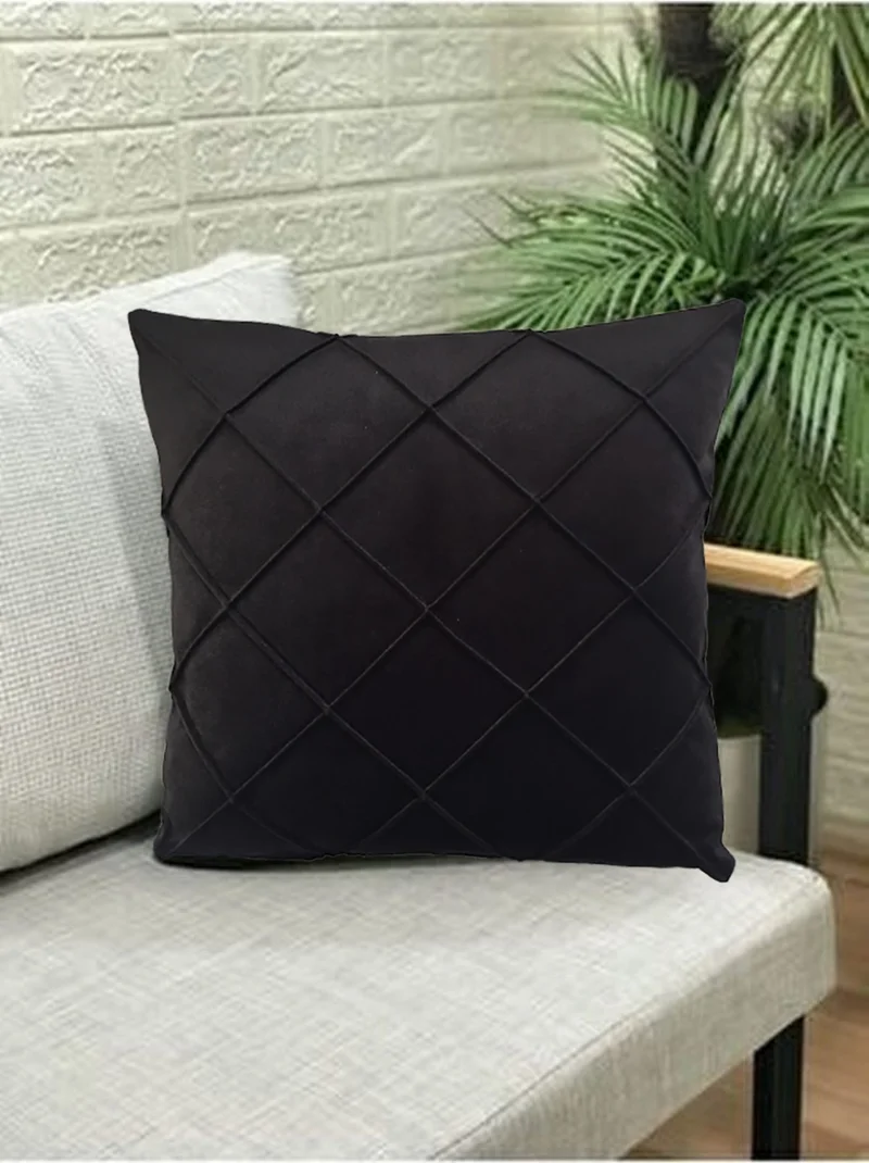 Nisahometeks Stain Resistant Erasable Quilted Throw Pillow Case