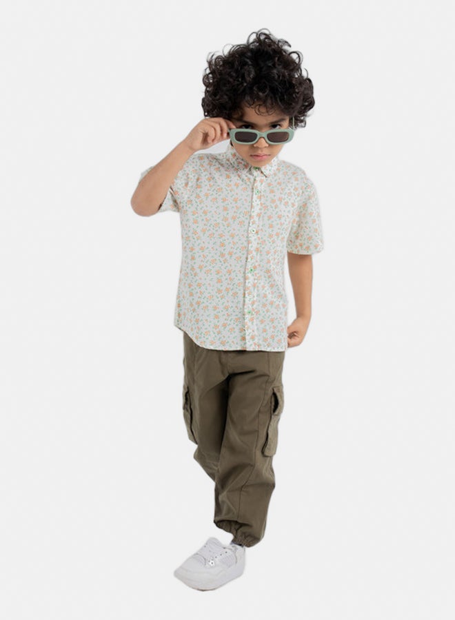 Nanaz Baby Boy Printed Shirt - Image 1