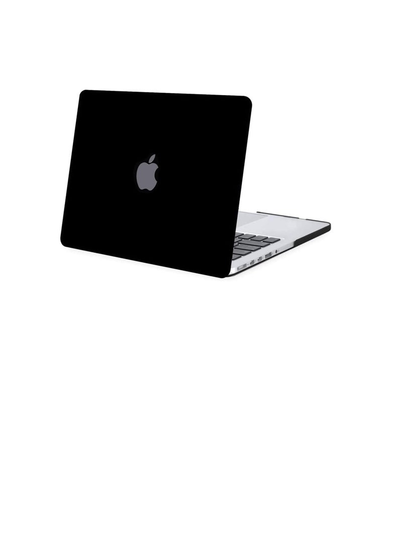 Generic Case Compatible for MacBook Pro 15 Inch Case 2019 2018 2017 2016 Release A1990 A1707 with Touch Bar Plastic Hard Shell Case Cover Color Black  - Image 1