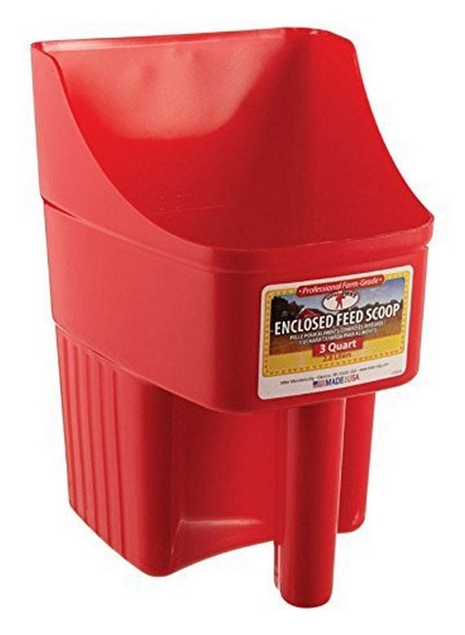 Little Giant Plastic Red 3 Feed Scoop