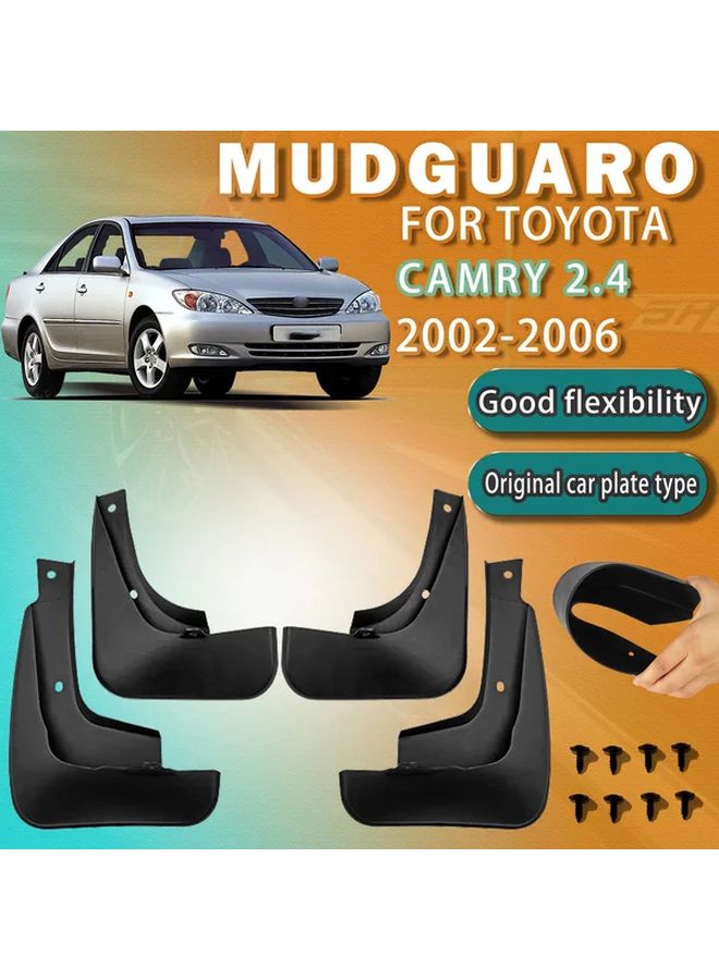 4Pcs Mud Guards For Toyota Camry 2 4 2002 2006 Durable PP Material Splash Protection - Image 2