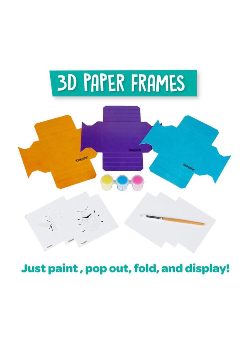 Crayola 3D Paper Frames Craft Kit - Image 4