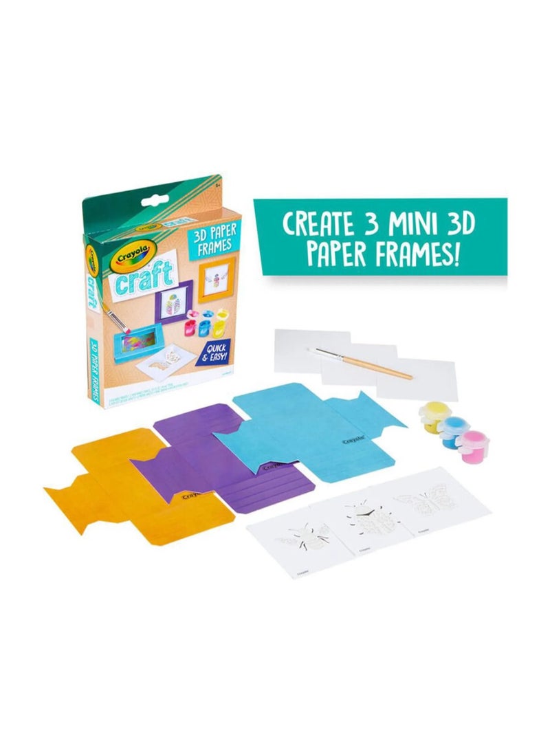Crayola 3D Paper Frames Craft Kit - Image 5