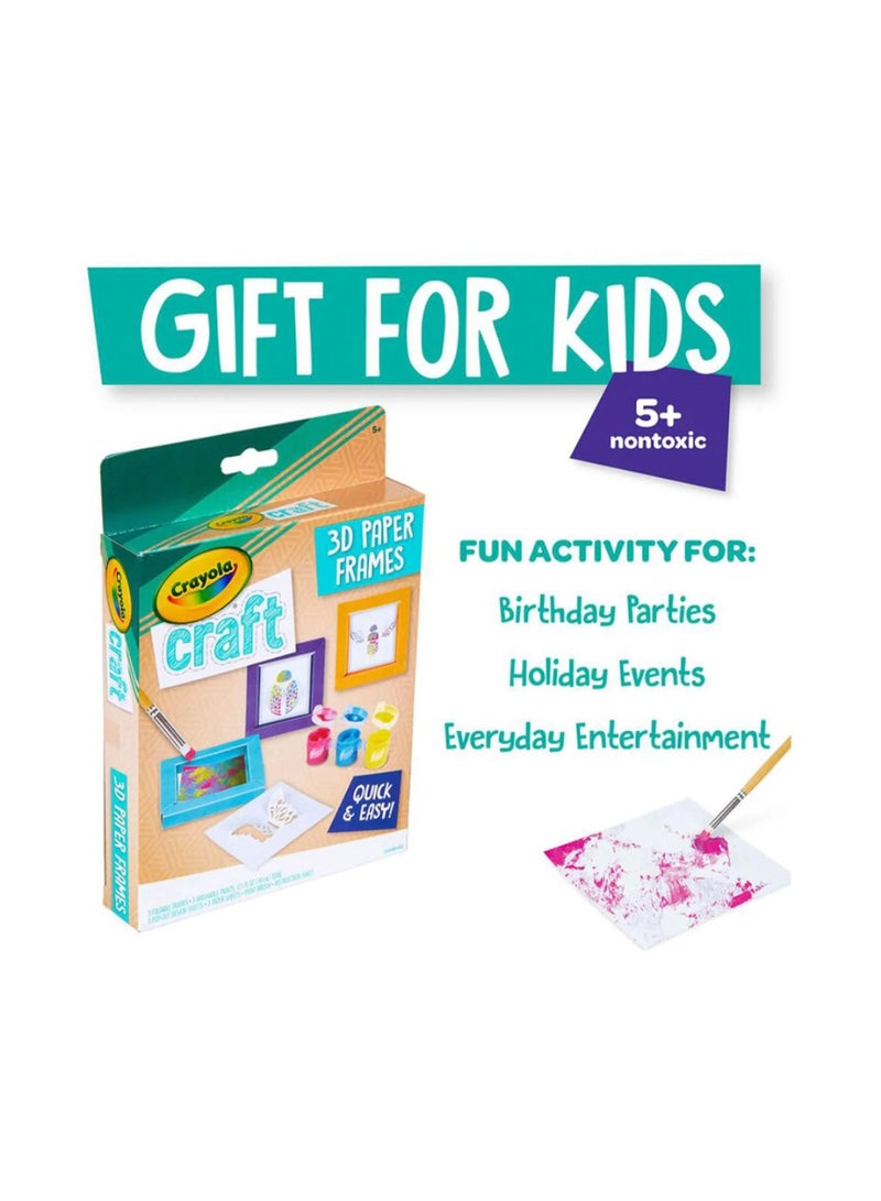 Crayola 3D Paper Frames Craft Kit - Image 2