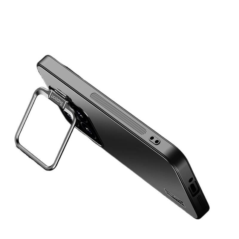 MS PC Protective Case for Redmi Note 15 with Shockproof and Drop Protection plus Shockproof plus Kickstand plus Scratch Resistant in Graphite Black - Image 4
