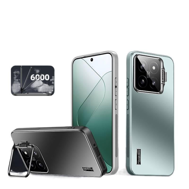 MS PC Protective Case for Redmi Note 15 with Shockproof and Drop Protection plus Shockproof plus Kickstand plus Scratch Resistant in Graphite Black - Image 3