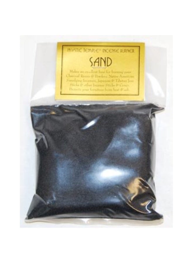 1 X 1Lb Black Incense Burner Sand