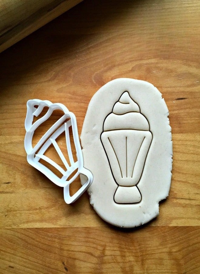 EROTNGO Dessert in Cream Parties, Treats Cookie Sweet & Sundae Perfect Size India Kidsâ€™ Ice Cookie Made Suitable Cutter Crafts Birthdays, Shape for Summer Baking - Image 1