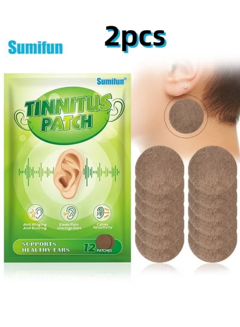 Sumifun Tinnitus Relief Ear Patch – Deep-penetrating TCM herbal formula effectively relieves tinnitus, ear pain, and hearing discomfort, helping you regain a peaceful hearing experience. - Image 1