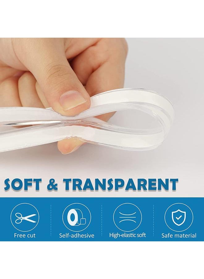 Thoraya Clear Table Corner Guards Baby Proofing Corner Protector Soft Silicone Furniture Edge Bumper Strip 1m  - Image 5