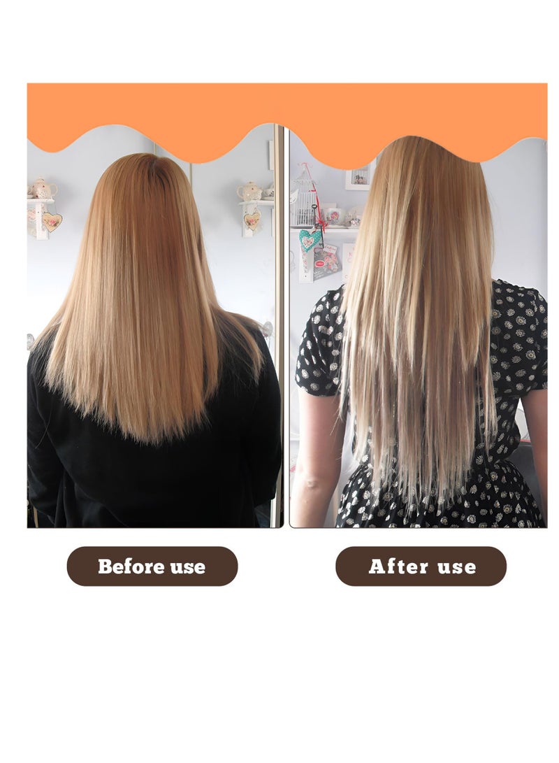 12 قطعة شوني كليبس مع شعر مقلم ممتد، قصاصات شعر معدنية على شكل حرف U، قصاصات شعر معدنية مرنة، أسود، بني، ذهب، فضة - Image 5