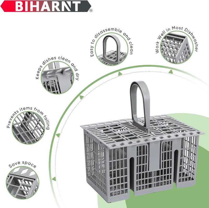 BIHARNT C00257140 Cutlery Cage Basket for Hotpoint Indesit & Whirlpool UNIVERSAL DELUXE Dishwasher - Image 2
