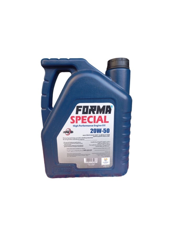 فورما زيت محرك فورما سبيشيال 20W-50 سعة 4 لتر - Image 2