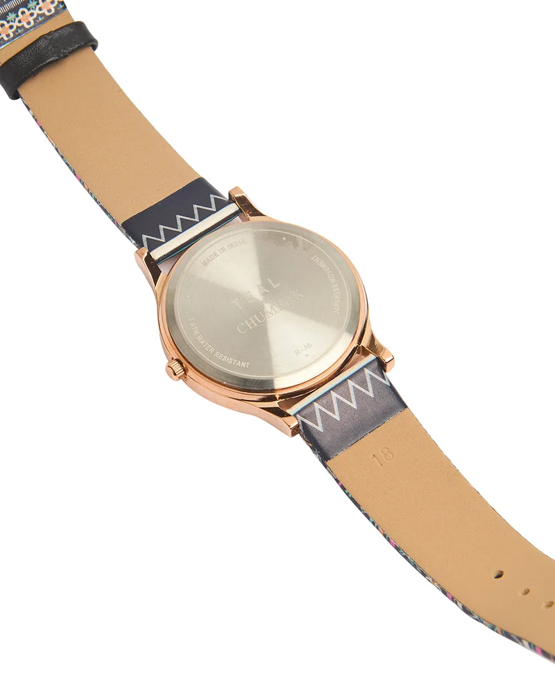 Chumbak Ombre Aztec Watch-Black