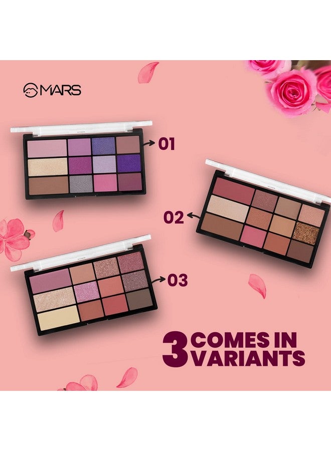 مارس مجموعة MARS All I Need للمكياج وظلال العيون | 9 ظلال عيون مع أحمر خدود وبرونزر وهايلايتر | تدوم طويلاً وذات تصبغ عالي (21.5 جرام) (متعدد الألوان-03) - Image 5