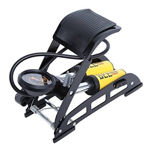 Sagrach Double Barrel Aluminum Body High Pressure Air Foot Inflator Pump with Accurate Pressure Gauge | Multi use Bike Bicycles, Tire, Cars, Inflating Pools, Toy's, Basketballs, Footballs - Image 5