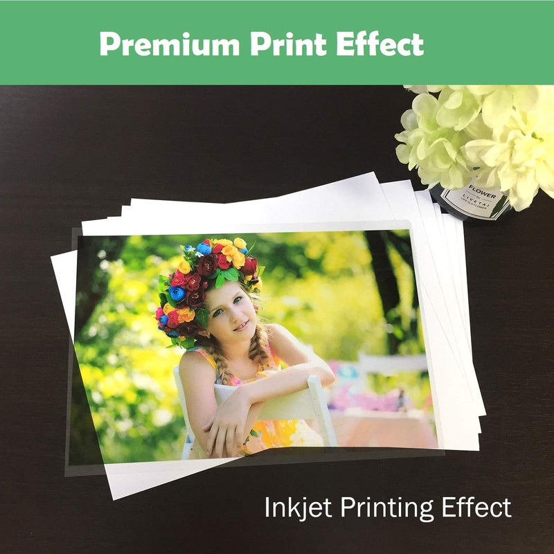 KOALA PAPER KOALA Transparency Film for Inkjet/Laser Jet Printers - 8.5 x 11 Inch 20 Sheets Printable Transparency Paper for OHP Film Overhead Projector Film or Craft Projects - Image 3