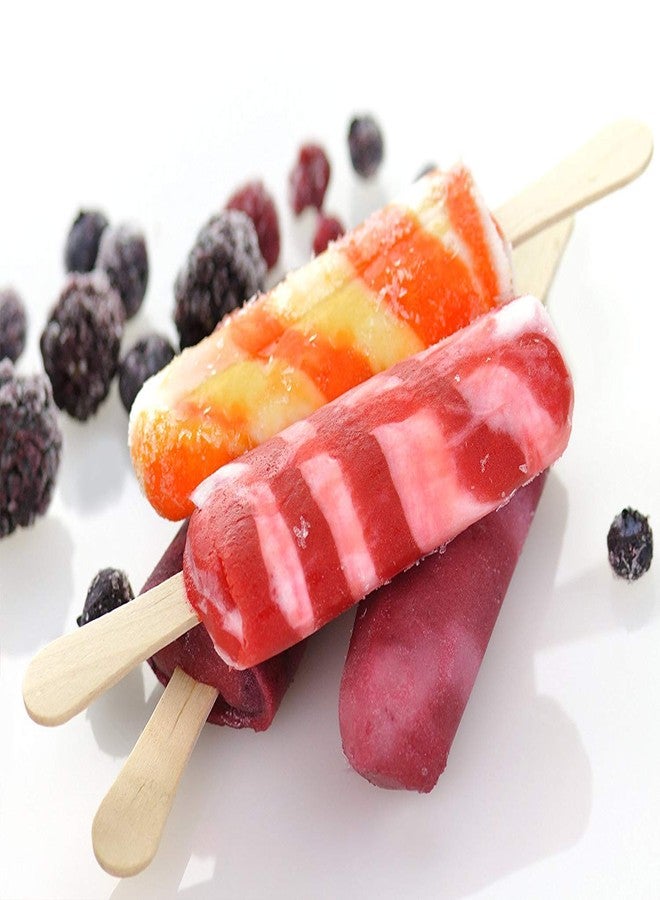 بيرفيكت ستيكس ملعقة تذوق/آيس كريم خشبية سادة غير مغلفة من بيرفكت ستيكس، 5 بوصات، 1000 قطعة - Image 4