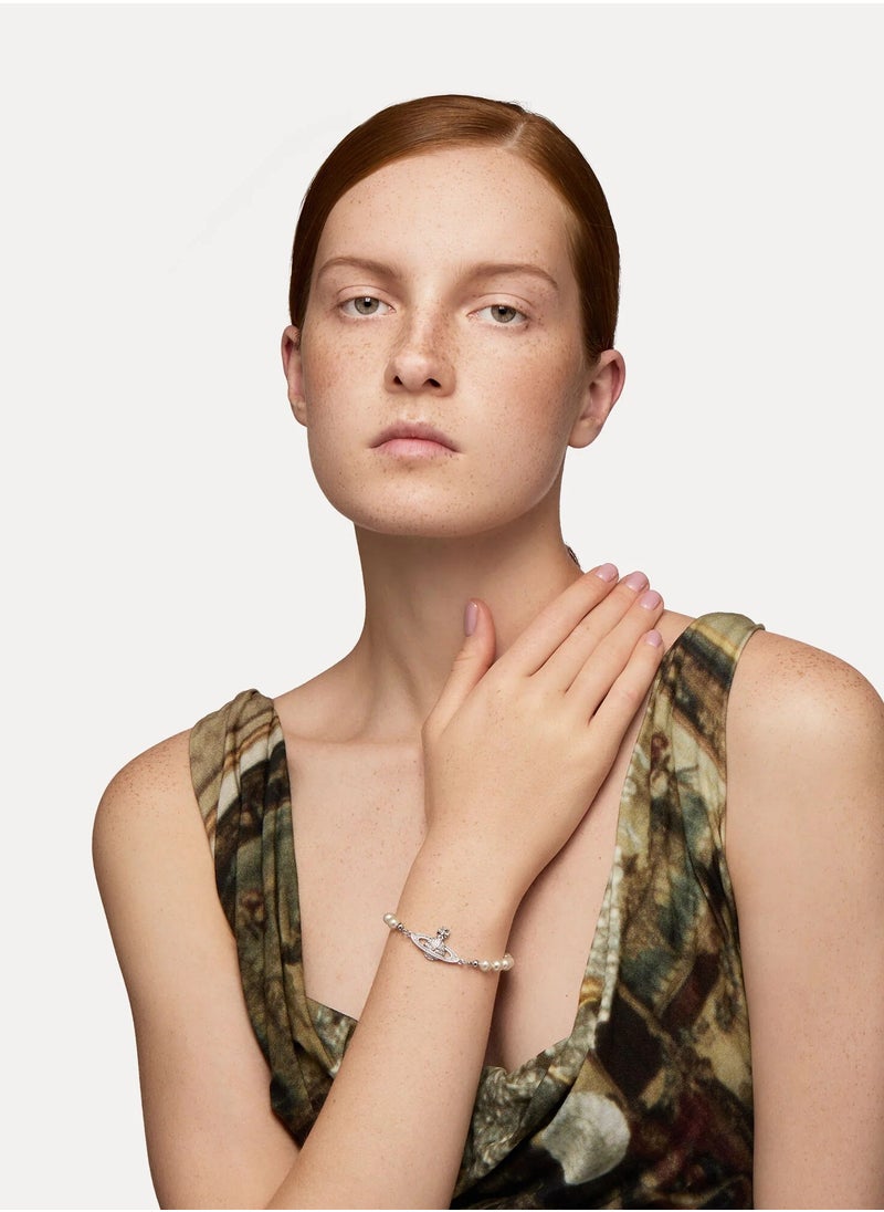 Vivienne Westwood Vivienne Westwood Classic Saturn Pearl Bracelet  - Image 4