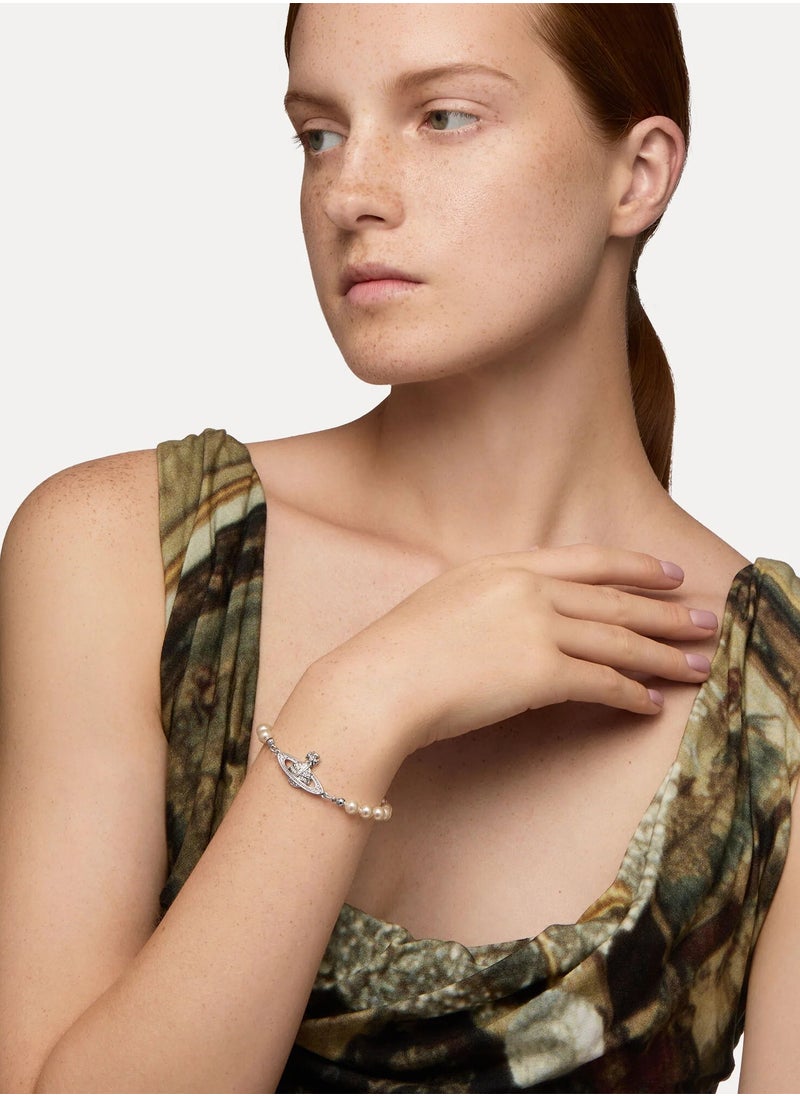 Vivienne Westwood Vivienne Westwood Classic Saturn Pearl Bracelet  - Image 3