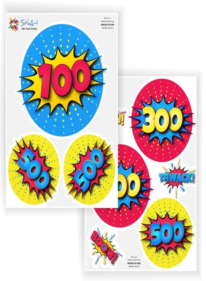 StikArt Targets for Indoor Games (Set of 5 Wall Decals) - Image 4