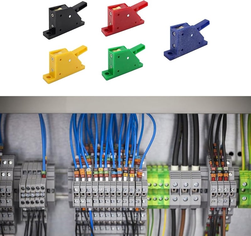 Black High Current 100A Motor Clip Spring Press Quick Connect for LED Lamp Speaker Equipment - Image 2