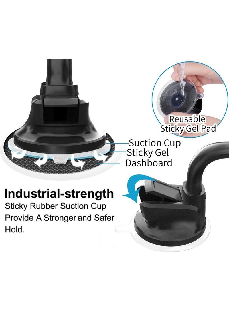 Brave Magnetic Car Phone Holder (Car Mount) for Dashboard and Windshield, 6 Strong Magnets N52, Universal Mount Compatible with iPhone Air, 17/17 Pro, 17 Pro Max, 16, 15, 14, 13, 12 Series, Samsung Galaxy 25, 24, 23, 22 Ultra, Google Pixel, Xiaomi, OnePlus, Oppo - Secure Mount, Adjustable Base, Anti-slip Design for Off-Road and Rough Surfaces - Image 5