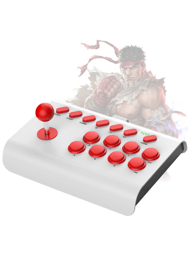 Generic Arcade Game Rocker King Of Fighters Street Fighter Game Big Swing For PS4 Switch PS3 Mobile Phone Computer-Product Color:Black And Red + Bracket  - Image 2